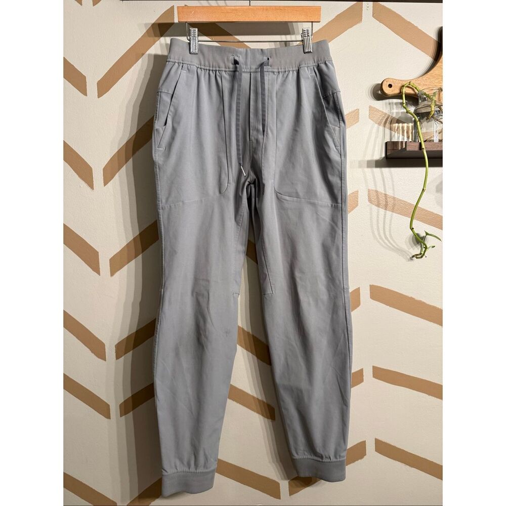 Lululemon Gray Performance Stretch Drawstring Tapered Leg ABC Jogger Pants Small